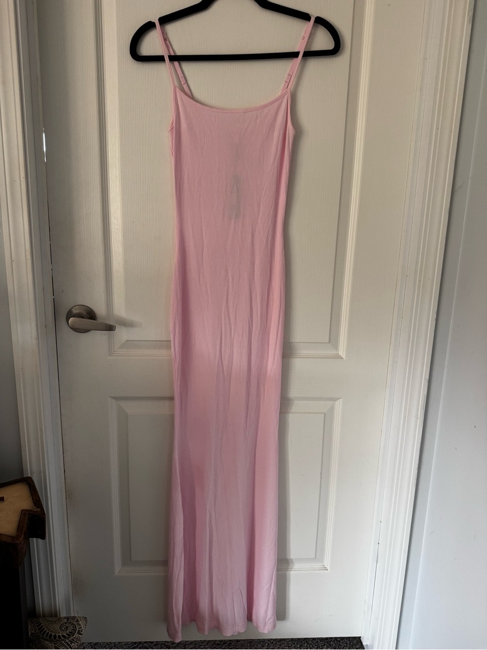 SKIMS Light Pink Maxi Slip Dress